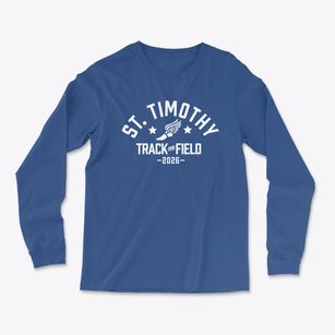 Saint Timothy School Track and Field Light Soft Long Sleeve T-Shirt