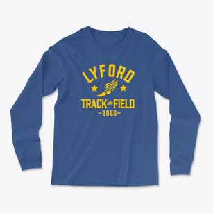 Lyford High School Track and Field Light Soft Long Sleeve T-Shirt