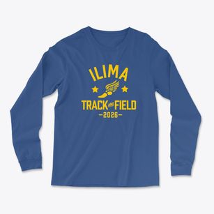 Ilima Intermediate School Track and Field Light Soft Long Sleeve T-Shirt