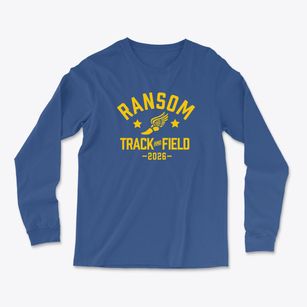 Ransom High School Track and Field Light Soft Long Sleeve T-Shirt