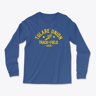 Tulare Union High School Track and Field Light Soft Long Sleeve T-Shirt