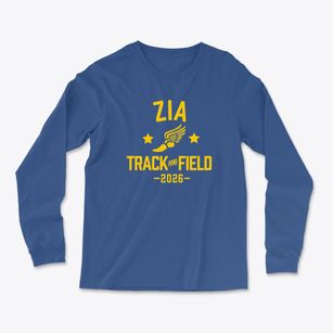 Zia Elementary School Track and Field Light Soft Long Sleeve T-Shirt