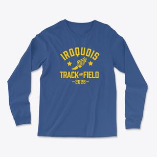 Iroquois Intermediate School Track and Field Light Soft Long Sleeve T-Shirt