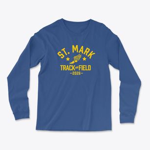 Saint Mark Lutheran School Track and Field Light Soft Long Sleeve T-Shirt