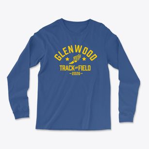Glenwood Elementary School Track and Field Light Soft Long Sleeve T-Shirt