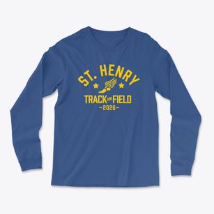 Saint Henry Elementary School Track and Field Light Soft Long Sleeve T-Shirt