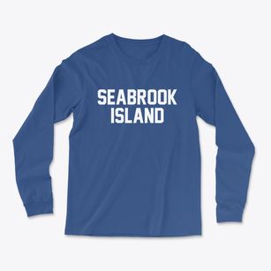Seabrook Island South Carolina Classic Block Light Soft Long Sleeve T-Shirt