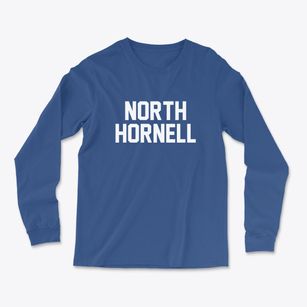 North Hornell New York Classic Block Light Soft Long Sleeve T-Shirt