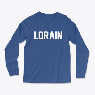 Lorain Wisconsin Classic Block Light Soft Long Sleeve T-Shirt