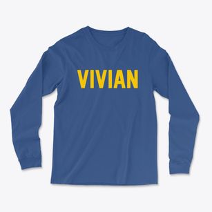 Vivian Louisiana Classic Block Light Soft Long Sleeve T-Shirt