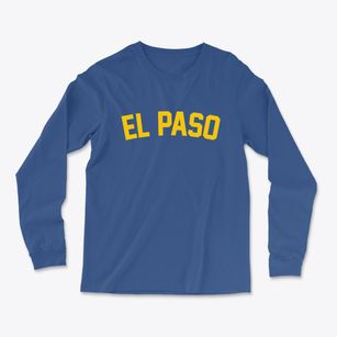 El Paso Texas Classic Curve Light Soft Long Sleeve T-Shirt
