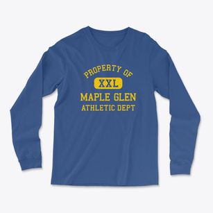 Maple Glen Pennsylvania Athletic Dept Light Soft Long Sleeve T-Shirt