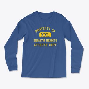 Berwyn Heights Maryland Athletic Dept Light Soft Long Sleeve T-Shirt