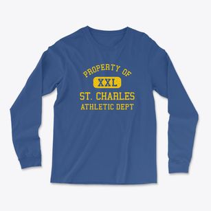 St. Charles Illinois Athletic Dept Light Soft Long Sleeve T-Shirt