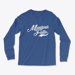 Montour Falls New York Vintage Team Light Soft Long Sleeve T-Shirt