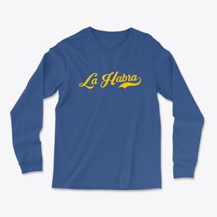 La Habra California Vintage Team Light Soft Long Sleeve T-Shirt