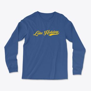 Lake Holiday Illinois Vintage Team Light Soft Long Sleeve T-Shirt