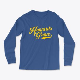 Howards Grove Wisconsin Vintage Team Light Soft Long Sleeve T-Shirt