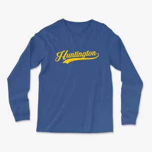 Huntington Massachusetts Vintage Team Light Soft Long Sleeve T-Shirt