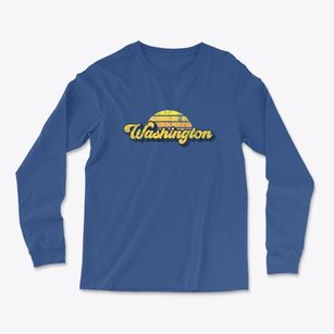 Washington Georgia Sublime Sunset Light Soft Long Sleeve T-Shirt
