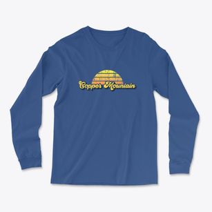 Copper Mountain Colorado Sublime Sunset Light Soft Long Sleeve T-Shirt