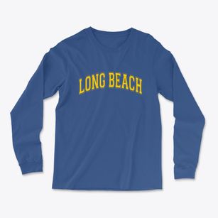 Long Beach Mississippi Varsity Light Soft Long Sleeve T-Shirt
