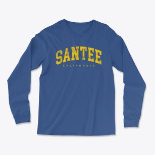 Santee California Urban Vibe Light Soft Long Sleeve T-Shirt