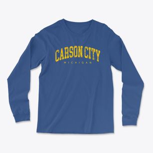 Carson City Michigan Urban Vibe Light Soft Long Sleeve T-Shirt