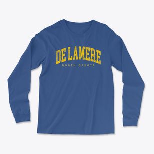 De Lamere North Dakota Urban Vibe Light Soft Long Sleeve T-Shirt