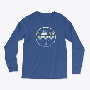 Plainfield Ohio Color Fade Light Soft Long Sleeve T-Shirt