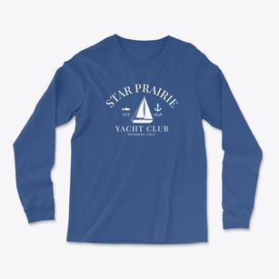 Star Prairie Wisconsin Yacht Club Light Soft Long Sleeve T-Shirt