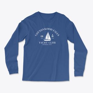 Cottonwood Falls Kansas Yacht Club Light Soft Long Sleeve T-Shirt