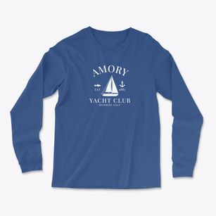 Amory Mississippi Yacht Club Light Soft Long Sleeve T-Shirt