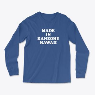 Kaneohe Hawaii Classic 70s Light Soft Long Sleeve T-Shirt
