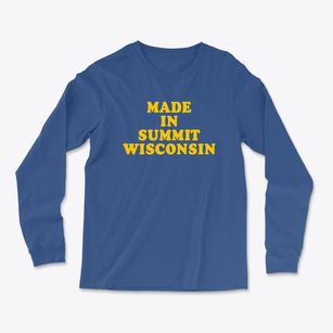 Summit Wisconsin Classic 70s Light Soft Long Sleeve T-Shirt