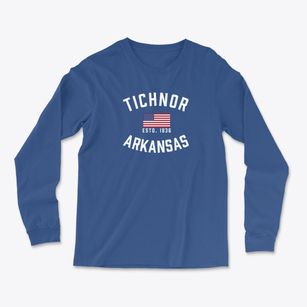 Tichnor Arkansas Patriot Light Soft Long Sleeve T-Shirt