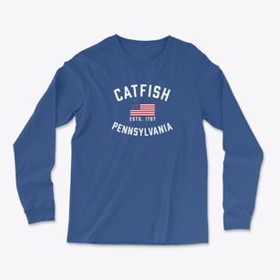 Catfish Pennsylvania Patriot Light Soft Long Sleeve T-Shirt