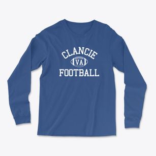 Clancie Virginia Football Light Soft Long Sleeve T-Shirt
