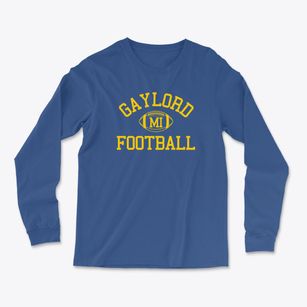 Gaylord Michigan Football Light Soft Long Sleeve T-Shirt
