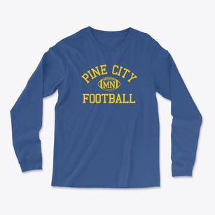 Pine City Minnesota Football Light Soft Long Sleeve T-Shirt