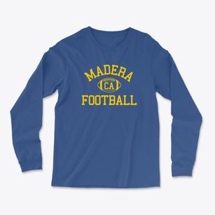 Madera California Football Light Soft Long Sleeve T-Shirt