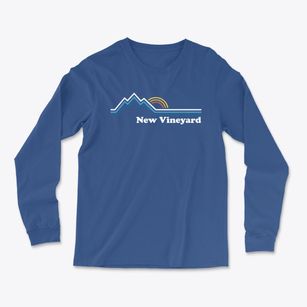 New Vineyard Maine Mountain View Light Soft Long Sleeve T-Shirt