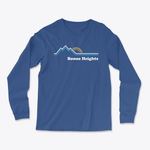 Boone Heights Kentucky Mountain View Light Soft Long Sleeve T-Shirt