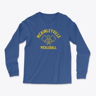 Mckinleyville California Pickleball Light Soft Long Sleeve T-Shirt