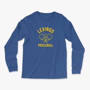 Levings Illinois Pickleball Light Soft Long Sleeve T-Shirt