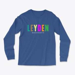Leyden Massachusetts Color Pop Light Soft Long Sleeve T-Shirt