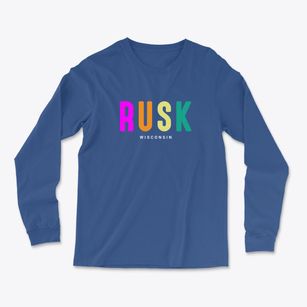 Rusk Wisconsin Color Pop Light Soft Long Sleeve T-Shirt