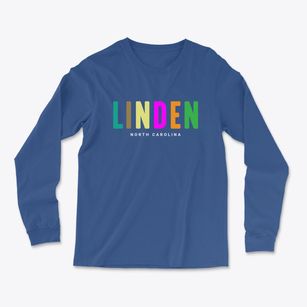 Linden North Carolina Color Pop Light Soft Long Sleeve T-Shirt