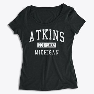Atkins Michigan Classic Established Women's Premium Scoop Neck
