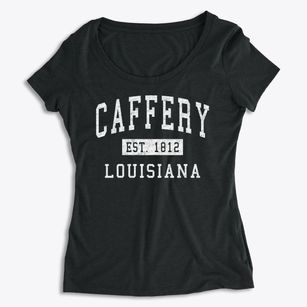 Caffery Louisiana Classic Established Women's Premium Scoop Neck